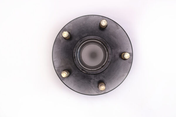 AutoFlex Knott 4.5” x 5 Bolt Hub with Bearings – Black